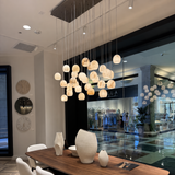 Arica Alabaster Linear Chandelier