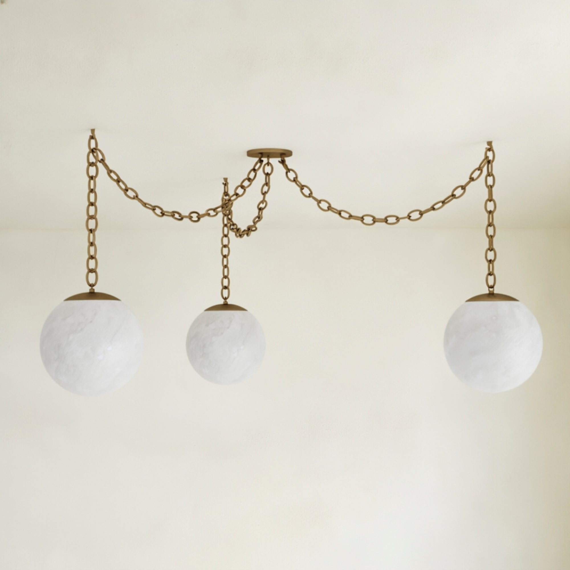 Valen Alabaster 3 Swag Pendant