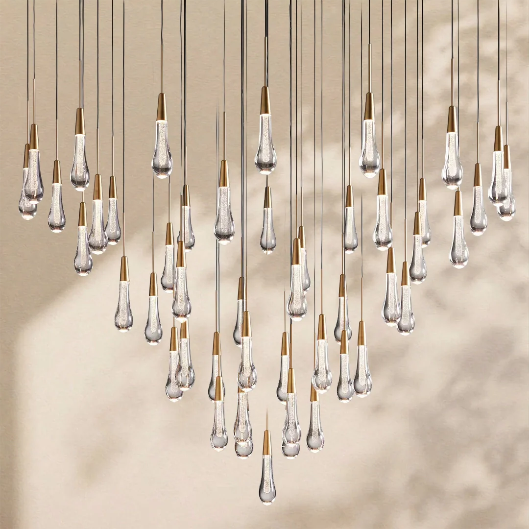 Soratai Modern Round Chandelier 17" 24" 36" 58"