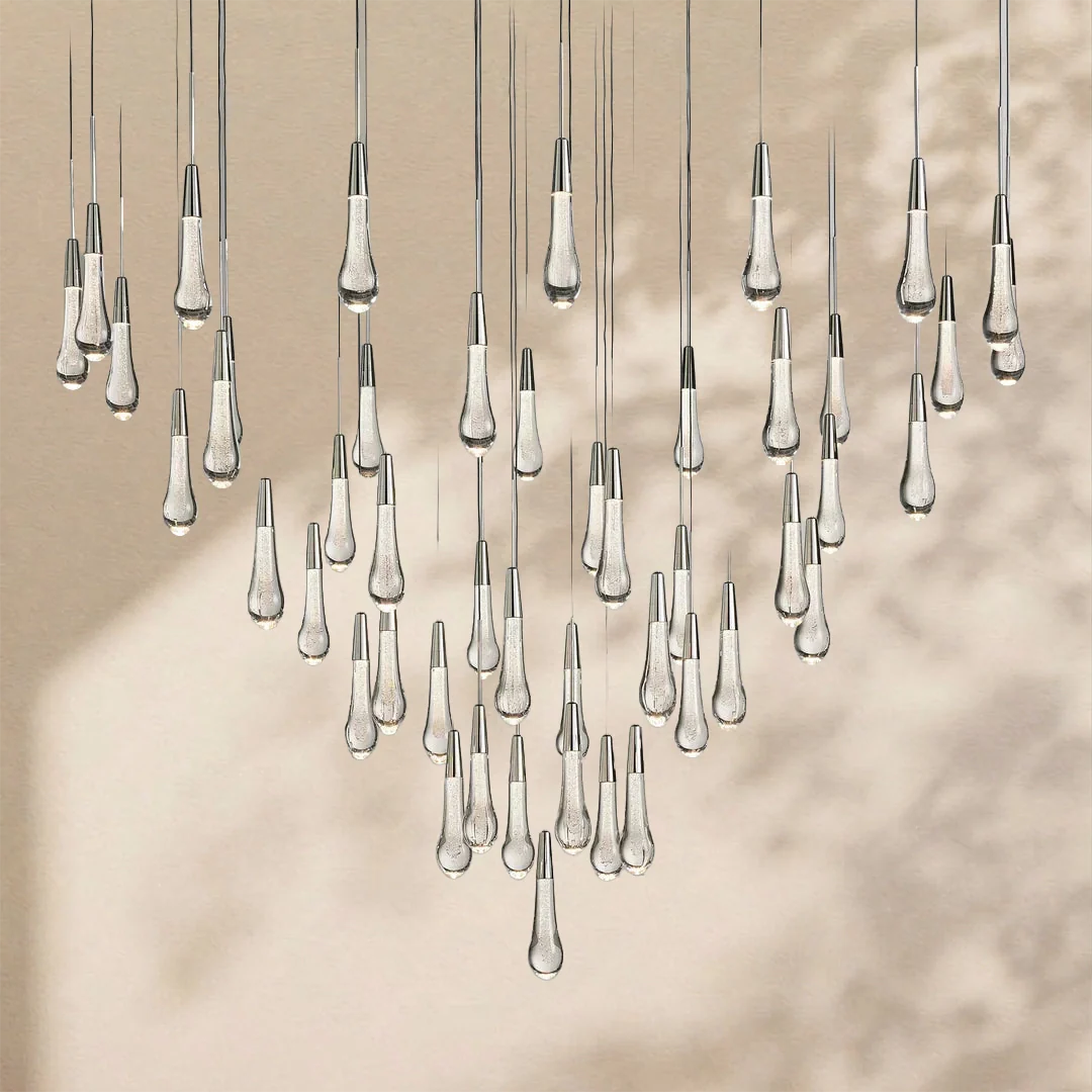 Soratai Modern Round Chandelier 17" 24" 36" 58"
