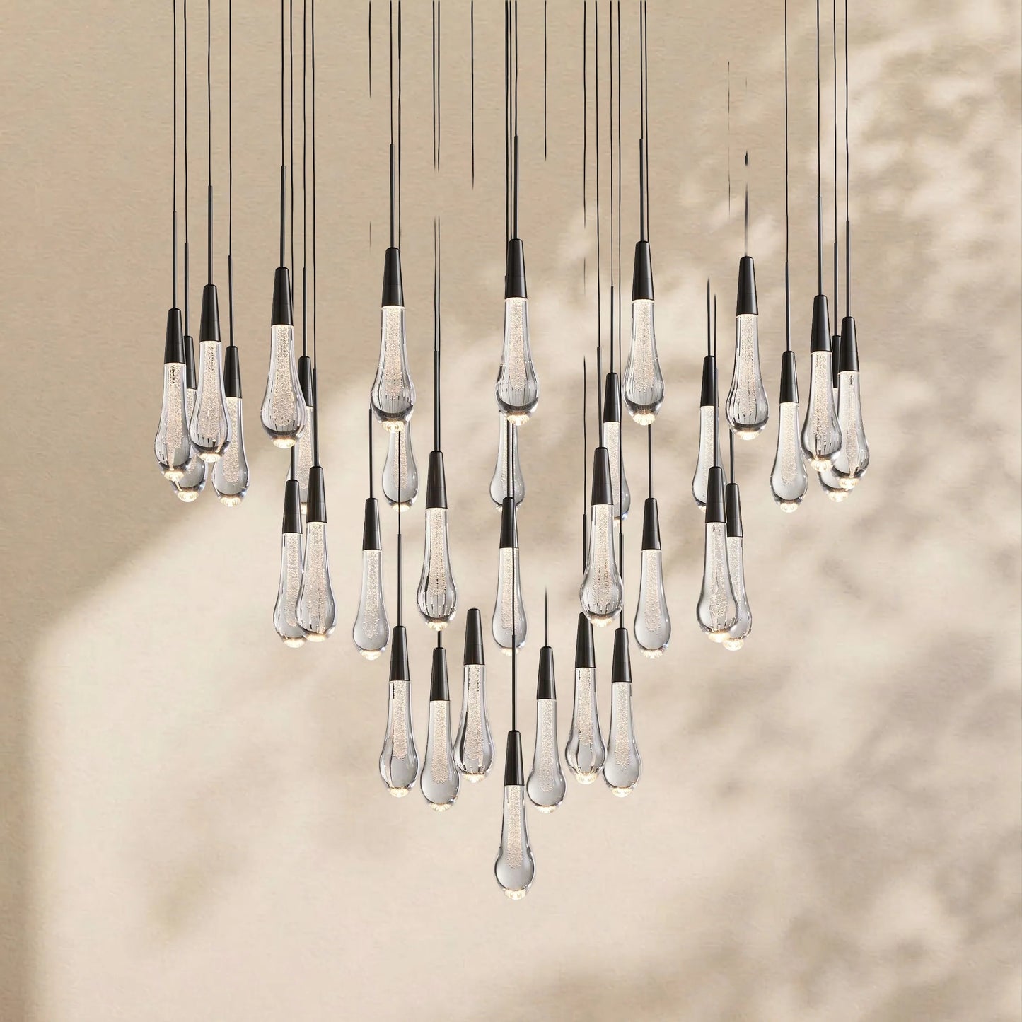 Soratai Modern Round Chandelier 17" 24" 36" 58"