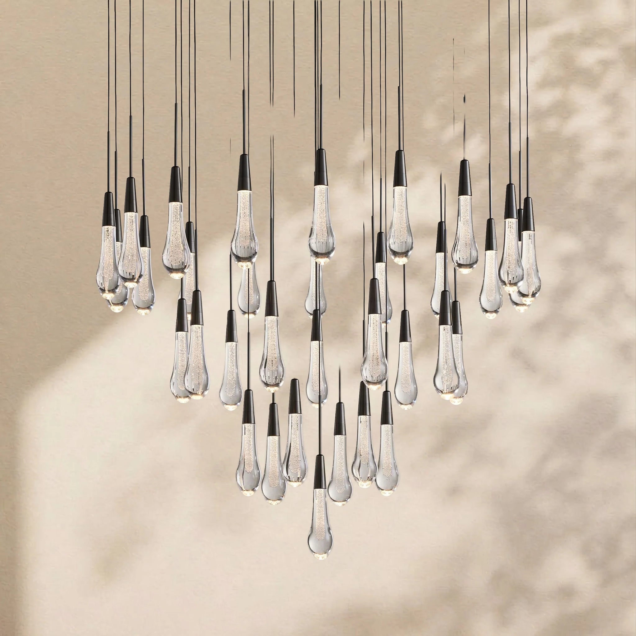 Soratai Modern Round Chandelier 17" 24" 36" 58"
