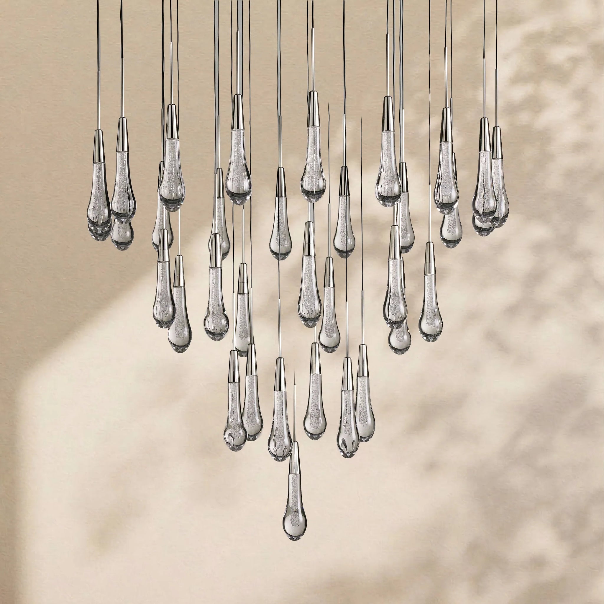 Soratai Modern Round Chandelier 17" 24" 36" 58"