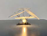 Murano-Style Wall Lamp | 6 Iris Disc Glass | Set of 2