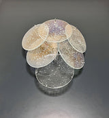 Murano-Style Wall Lamp | 6 Iris Disc Glass | Set of 2