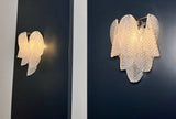 Murano-Style Wall Lamp Clear Rondini 1 Pair - Version 2