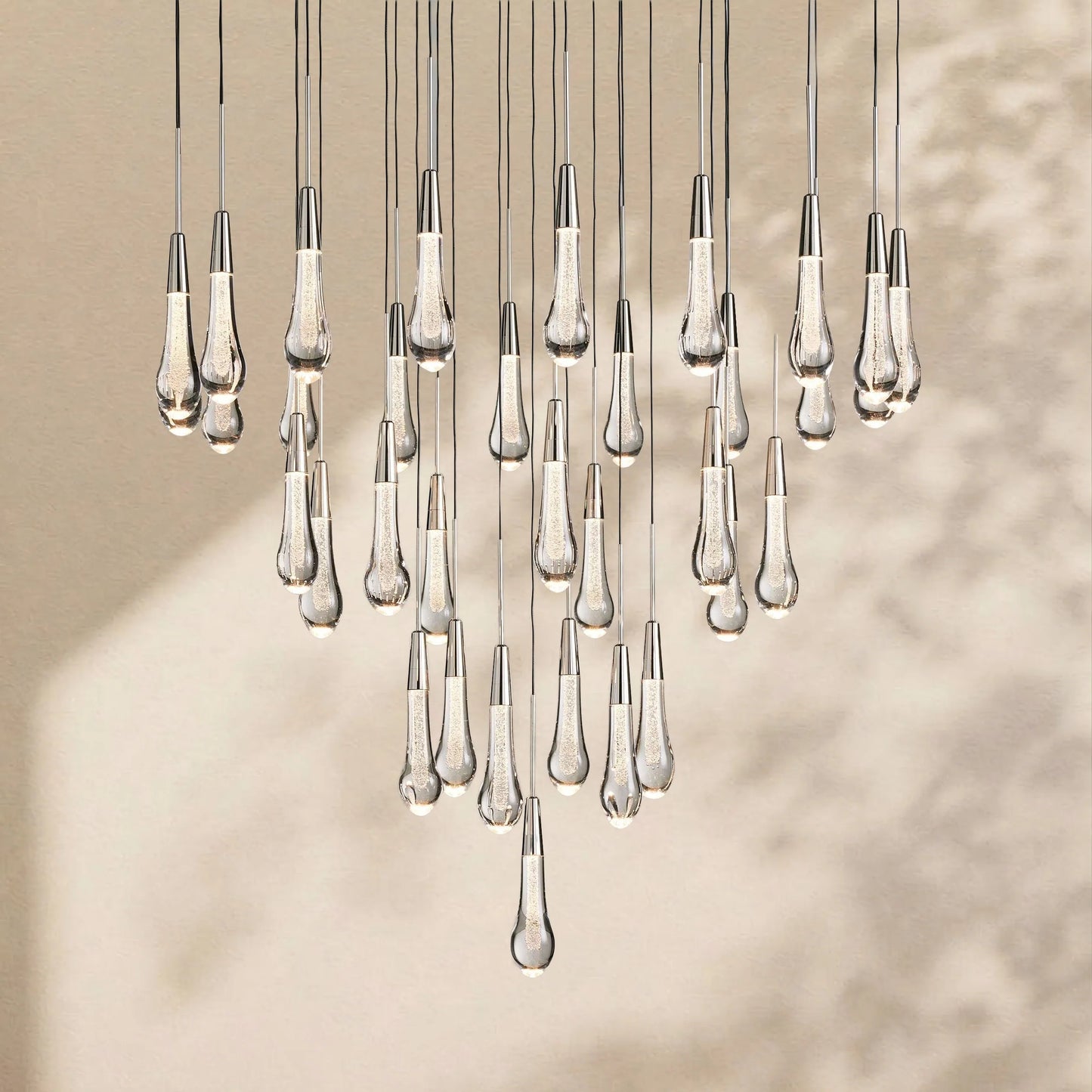Soratai Modern Round Chandelier 17" 24" 36" 58"