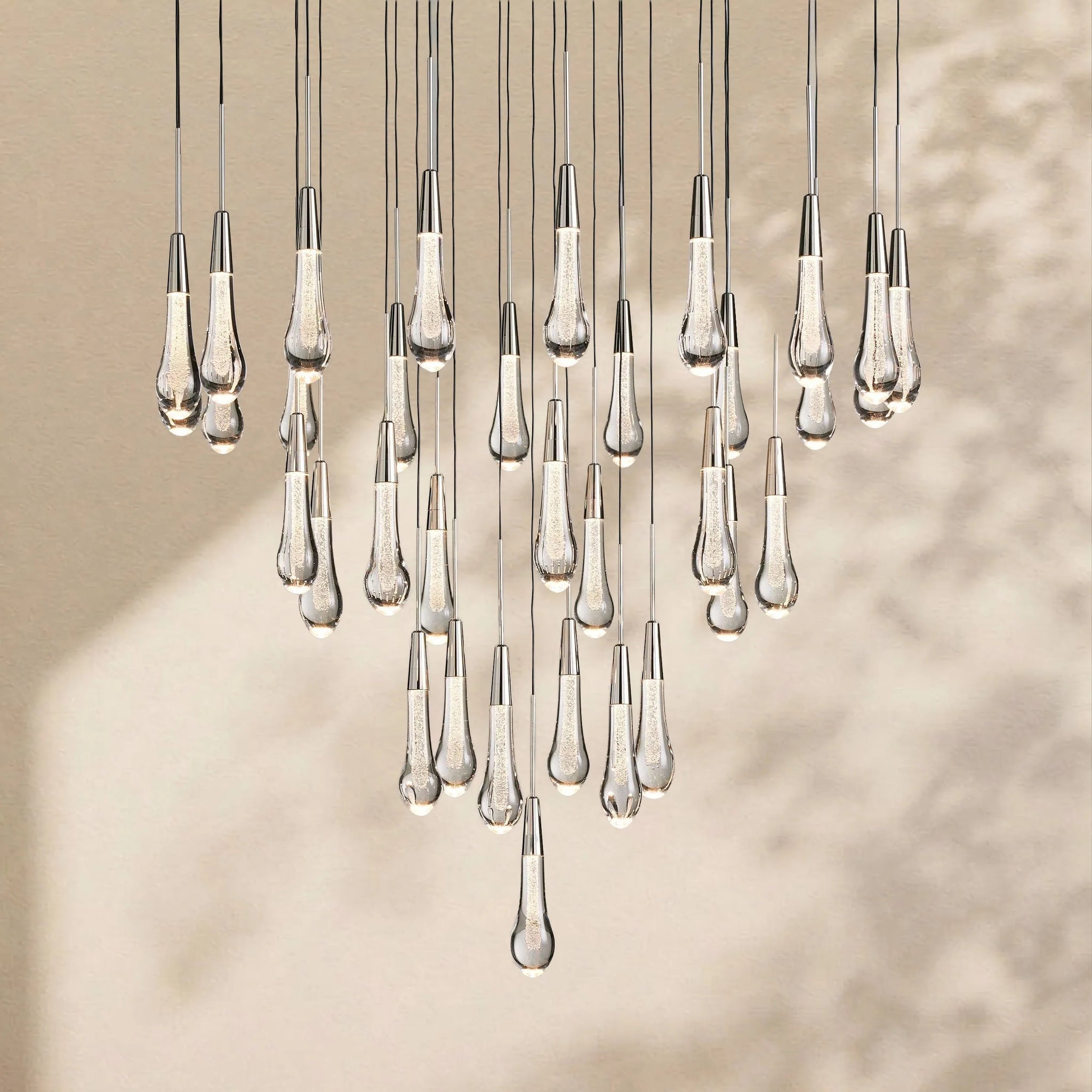 Soratai Modern Round Chandelier 17" 24" 36" 58"