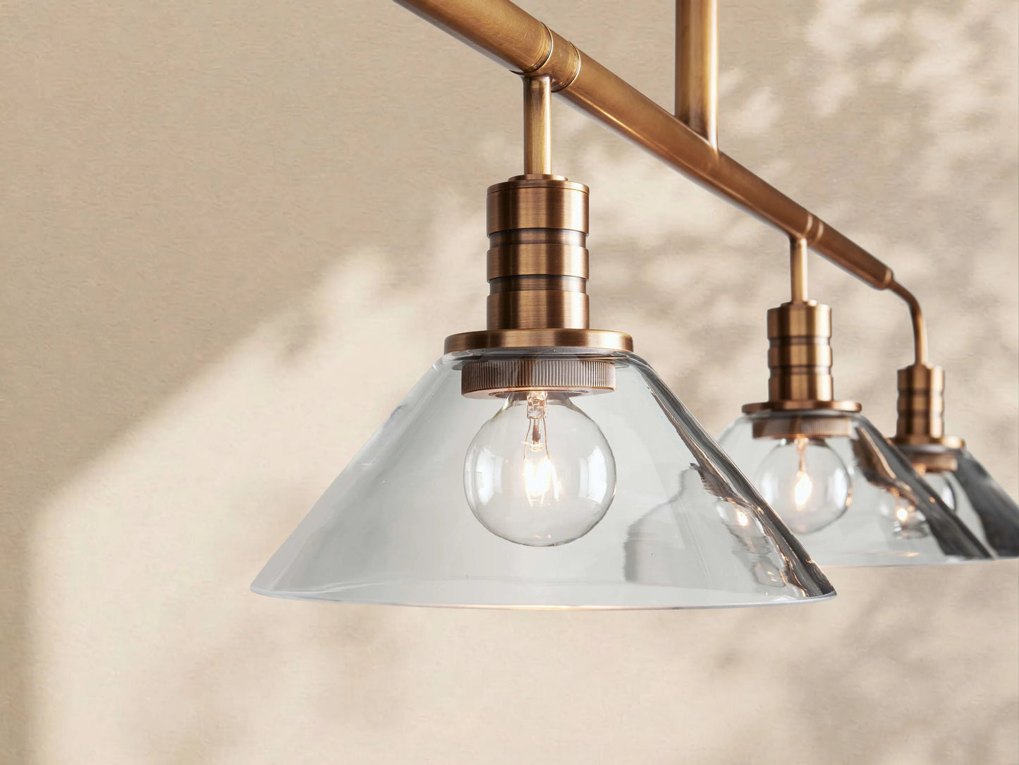 Theriond Cone Cluster Linear Chandelier