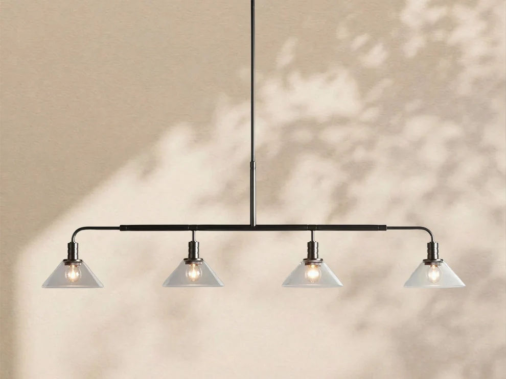 Theriond Cone Cluster Linear Chandelier
