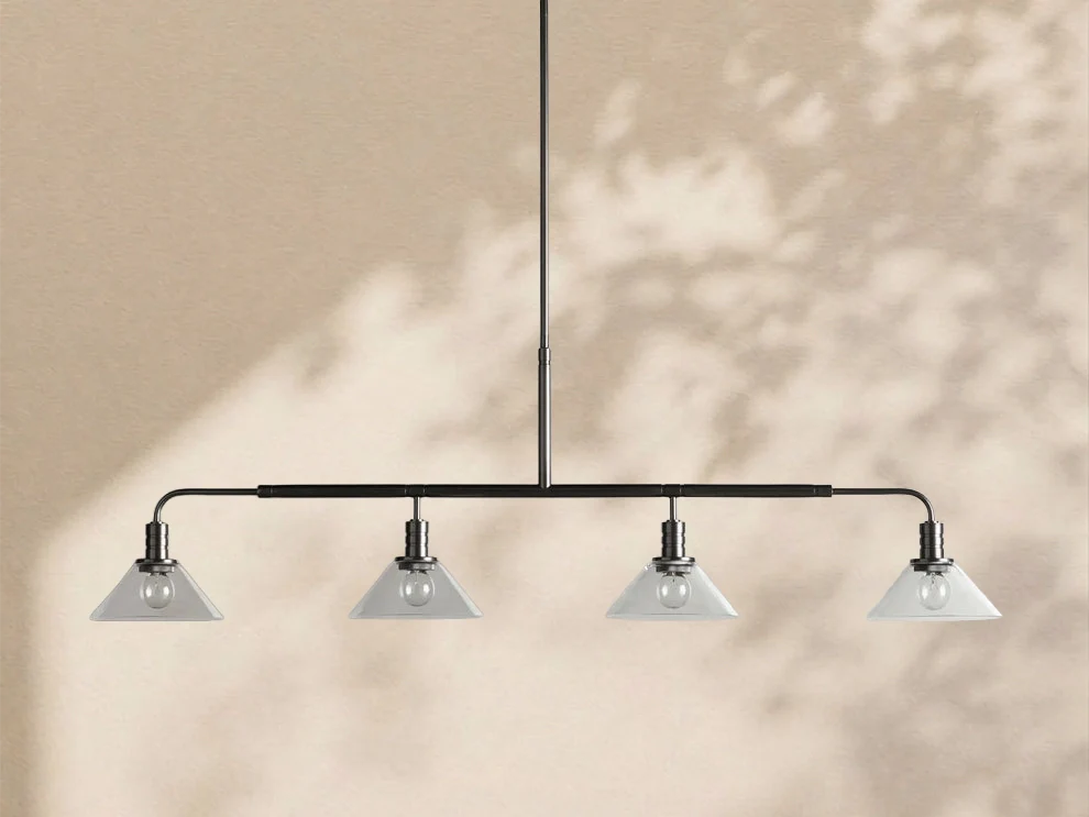 Theriond Cone Cluster Linear Chandelier