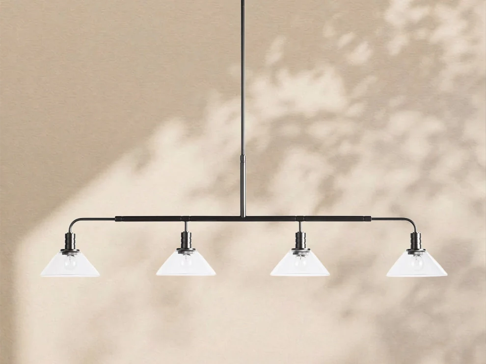 Theriond Cone Cluster Linear Chandelier