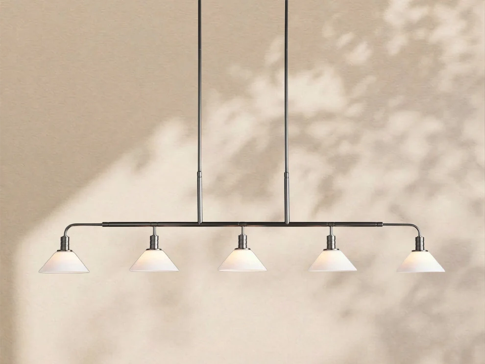 Theriond Cone Cluster Linear Chandelier