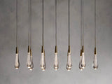 Soltaire Glass Linear Chandelier