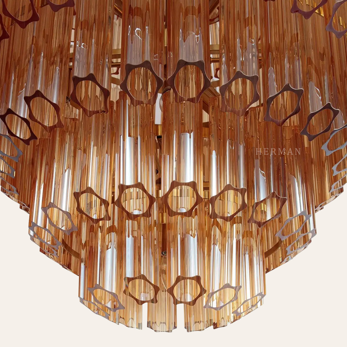 Grande Palermo Murano Chandelier  32.68"