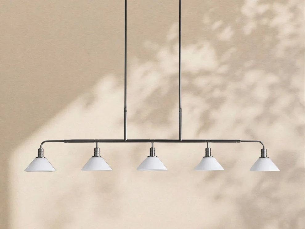 Theriond Cone Cluster Linear Chandelier