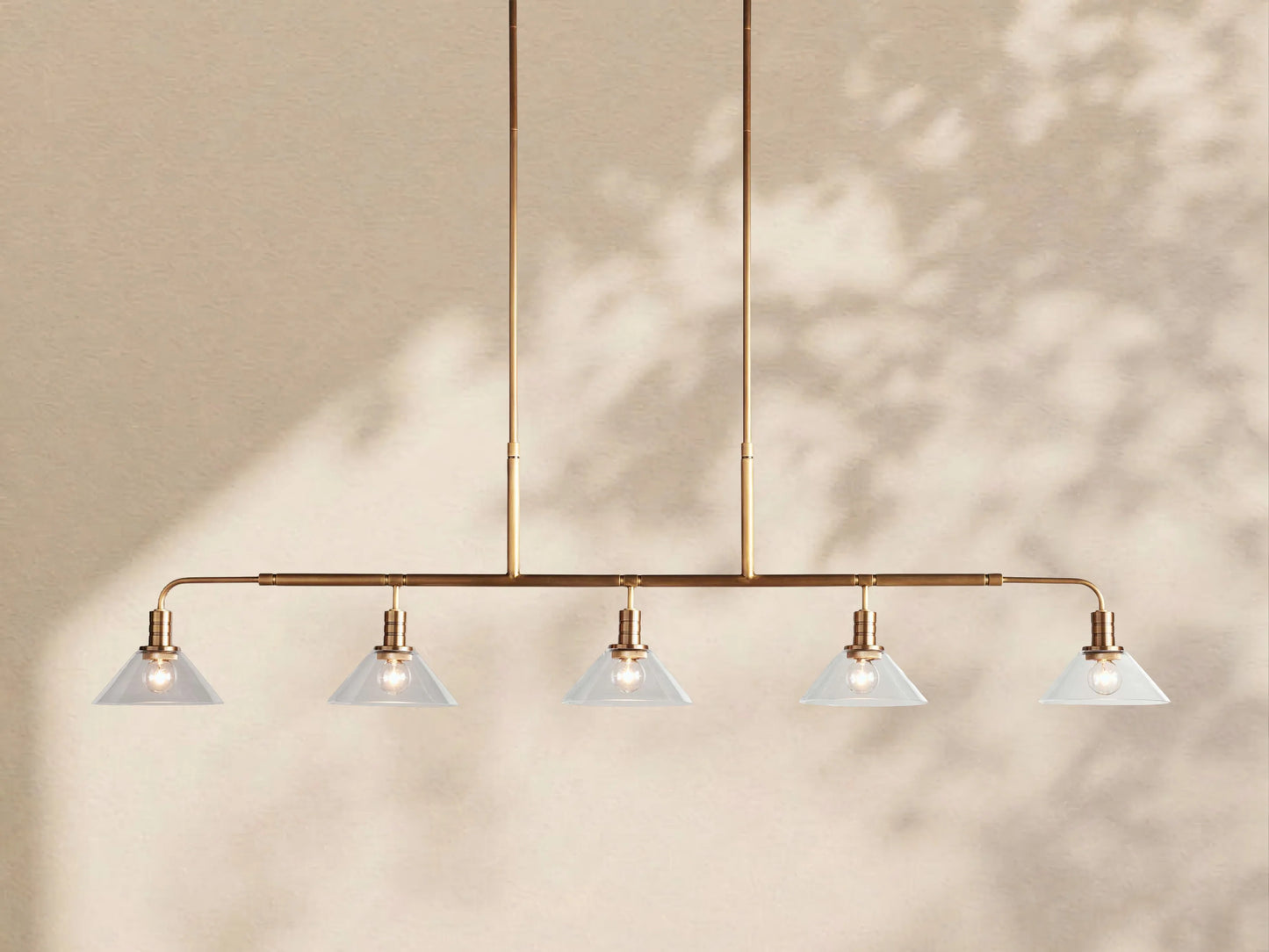 Theriond Cone Cluster Linear Chandelier