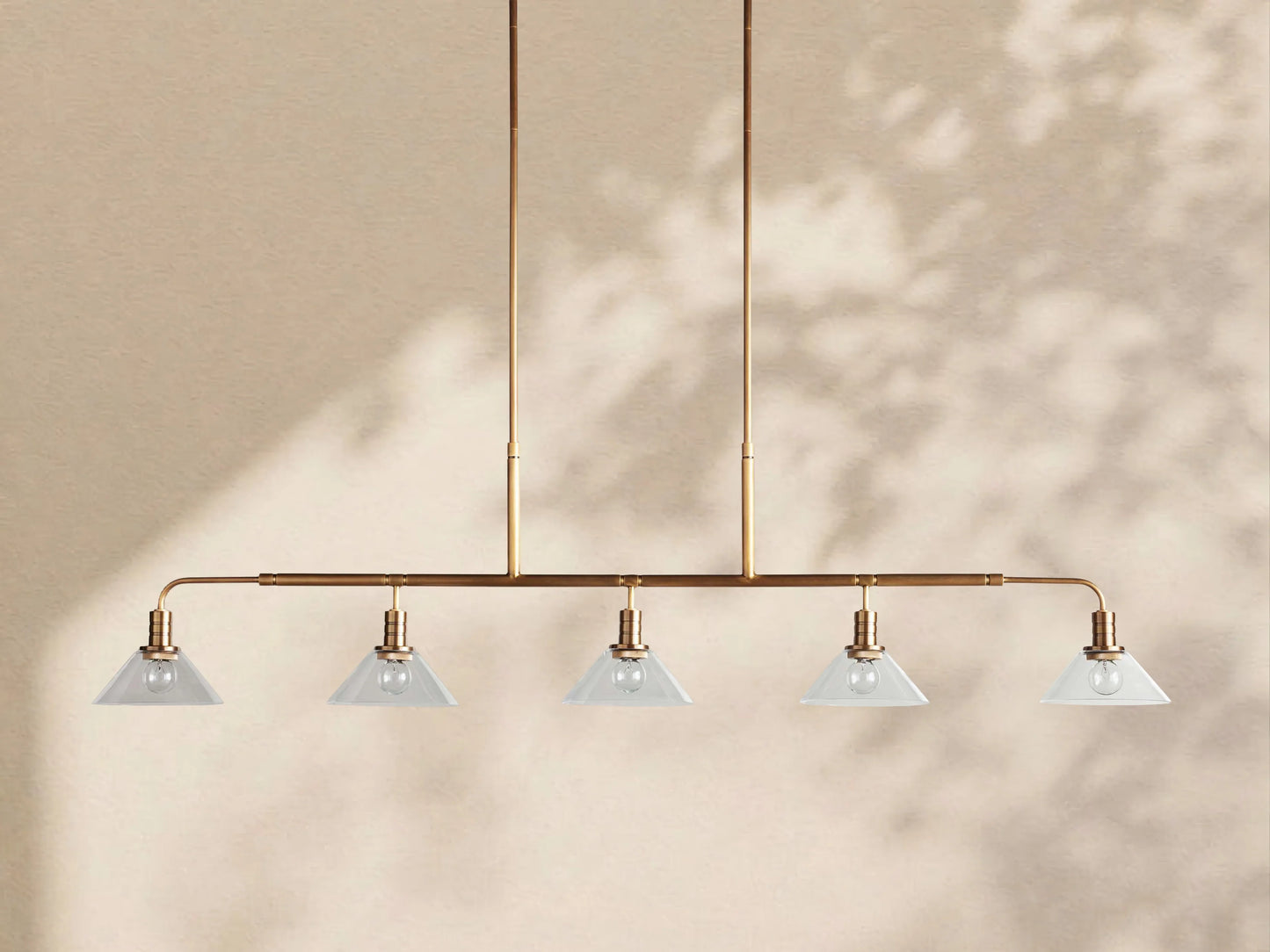 Theriond Cone Cluster Linear Chandelier