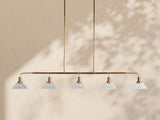 Theriond Cone Cluster Linear Chandelier