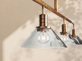 Theriond Cone Cluster Linear Chandelier