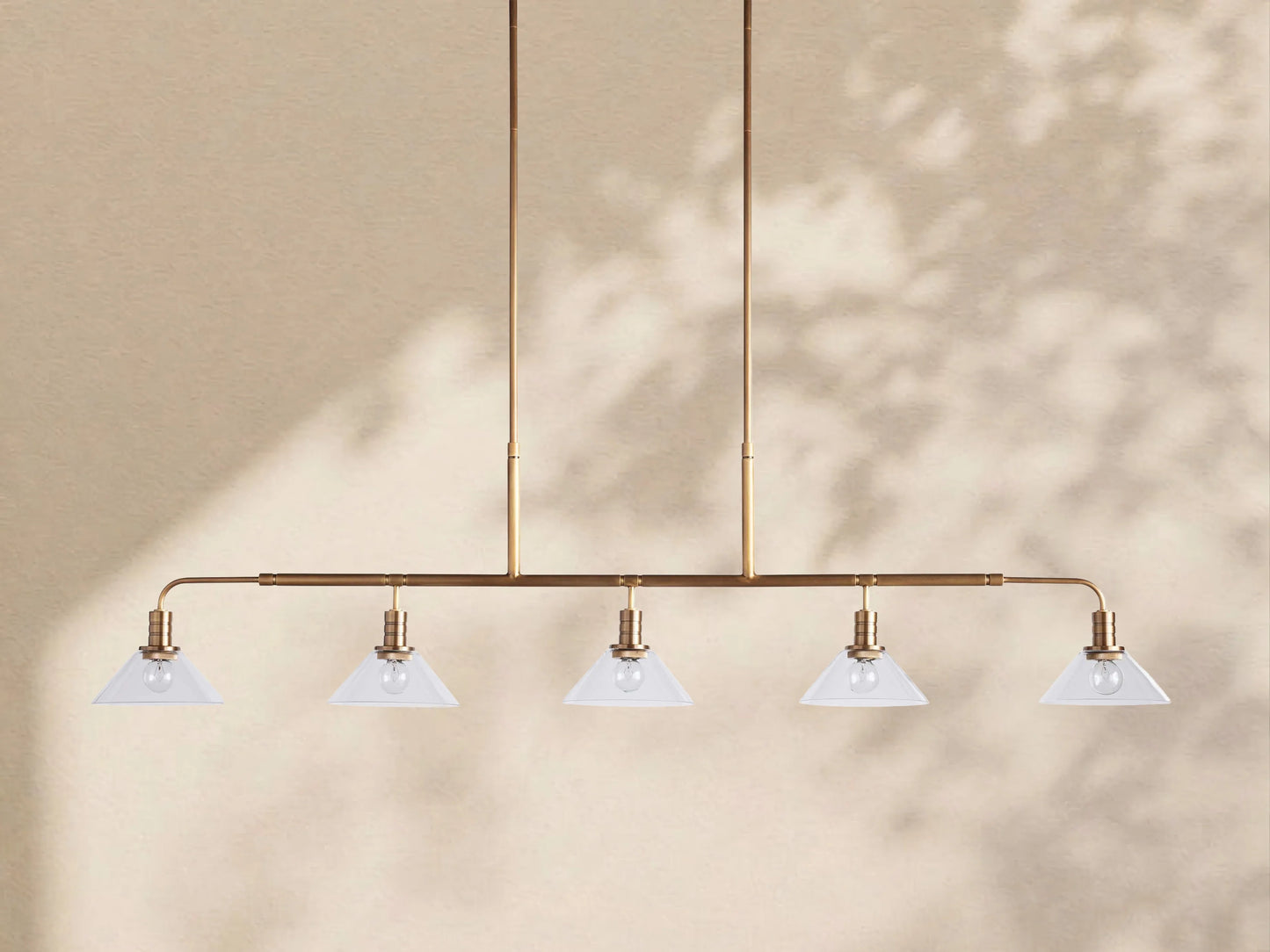 Theriond Cone Cluster Linear Chandelier
