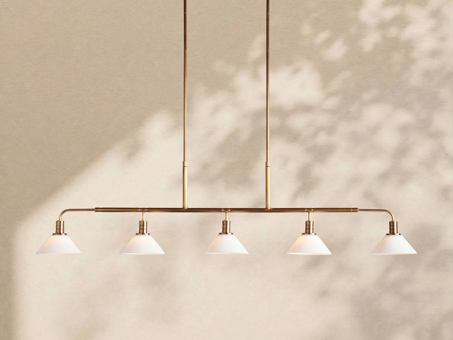 Theriond Cone Cluster Linear Chandelier
