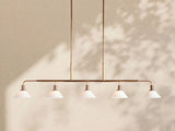 Theriond Cone Cluster Linear Chandelier