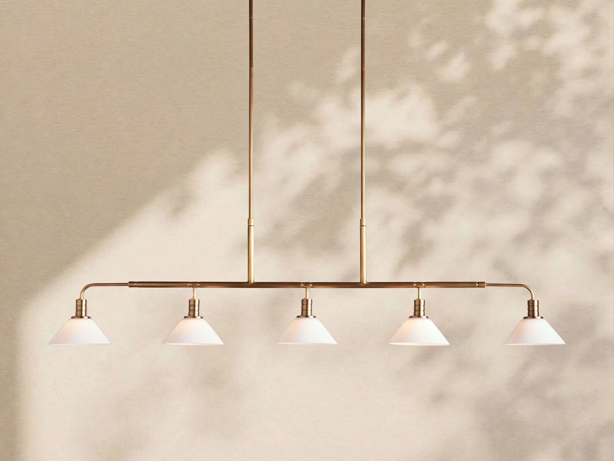 Theriond Cone Cluster Linear Chandelier