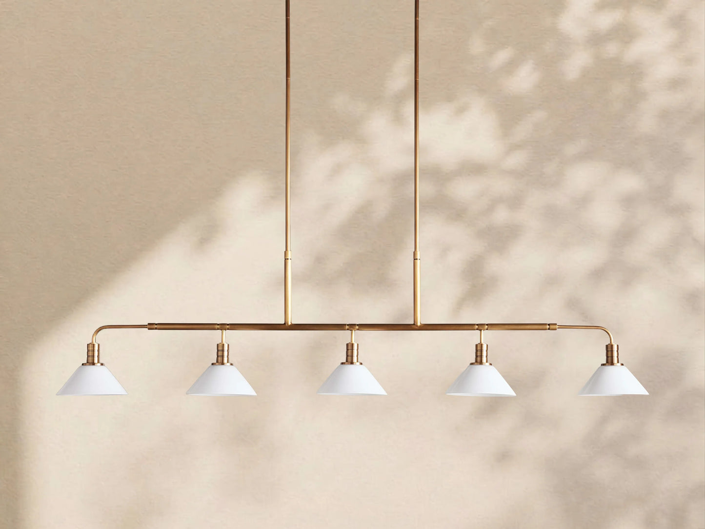 Theriond Cone Cluster Linear Chandelier