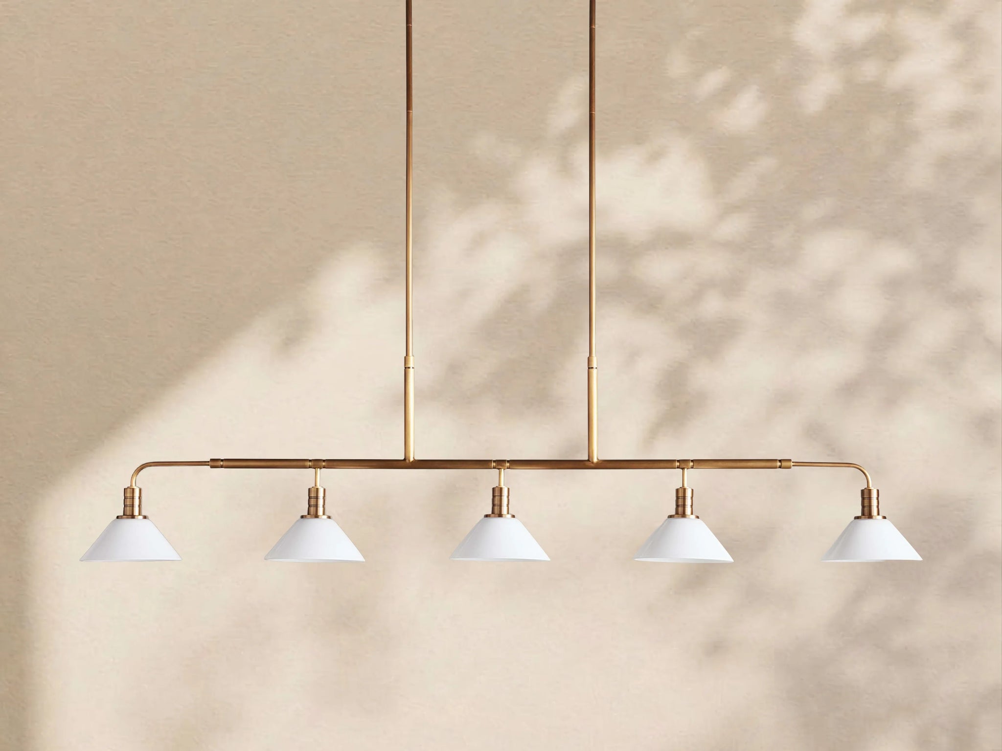 Theriond Cone Cluster Linear Chandelier