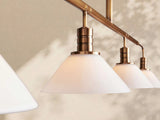 Theriond Cone Cluster Linear Chandelier