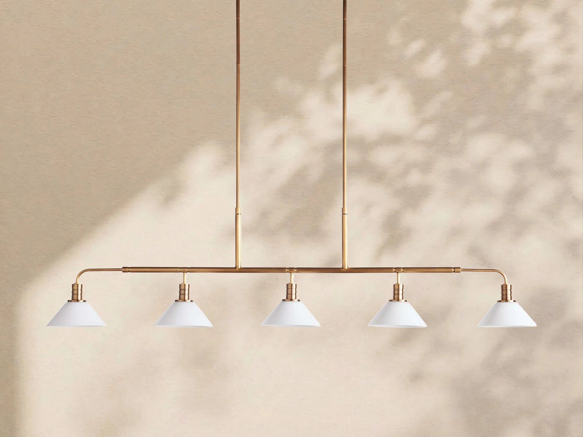 Theriond Cone Cluster Linear Chandelier