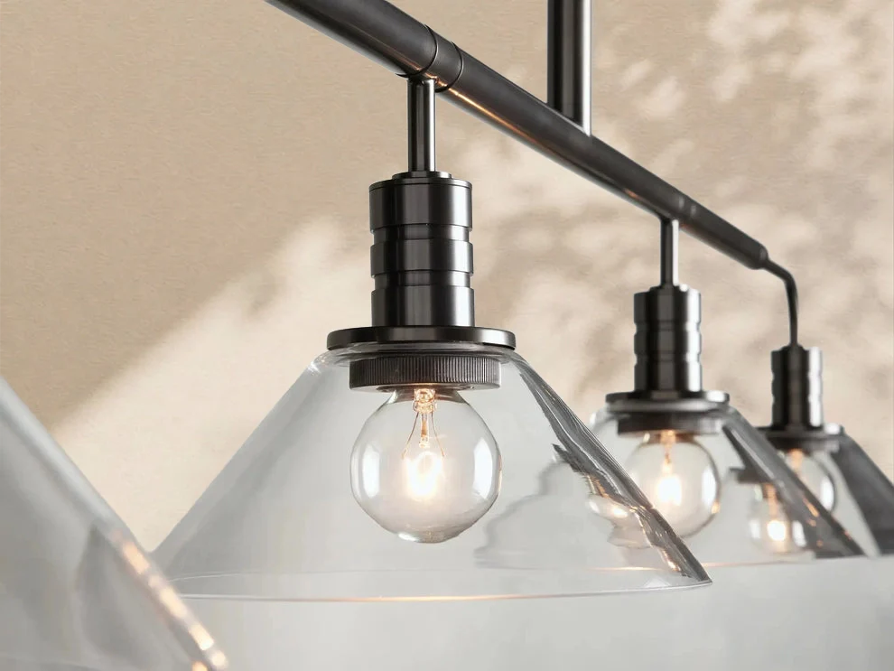 Theriond Cone Cluster Linear Chandelier