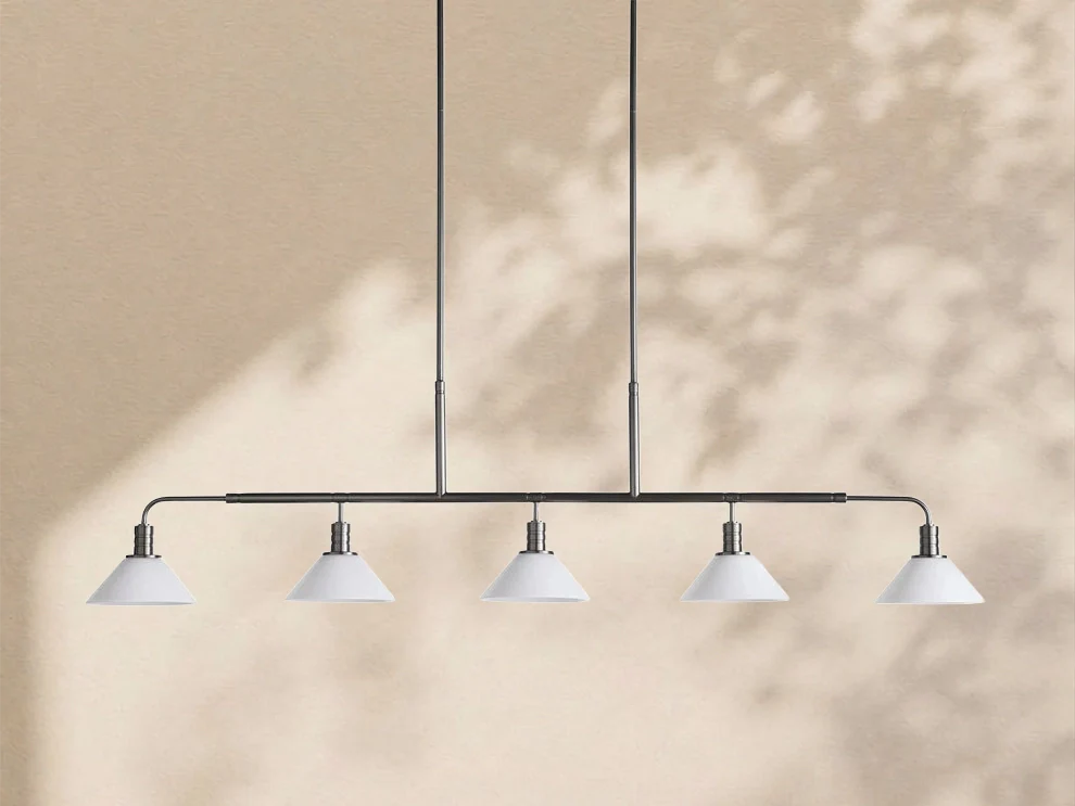 Theriond Cone Cluster Linear Chandelier