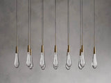 Soltaire Glass Linear Chandelier