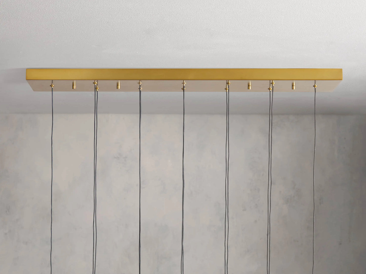 Soltaire Glass Linear Chandelier