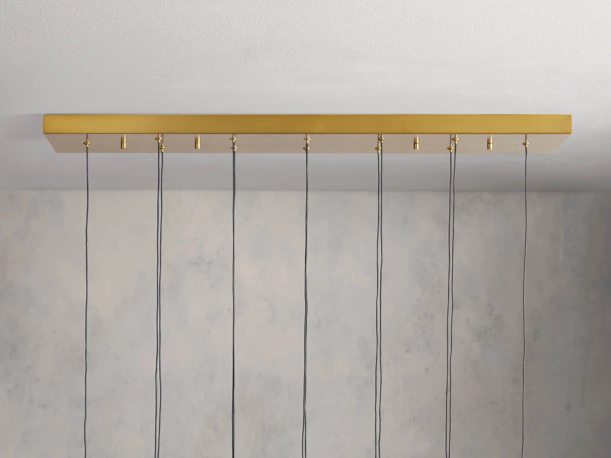 Soltaire Glass Linear Chandelier