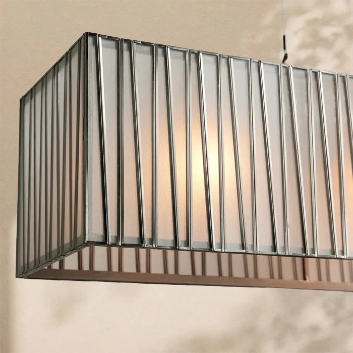 Jeunet Rectangular Chandelier 49" 60" 72"W