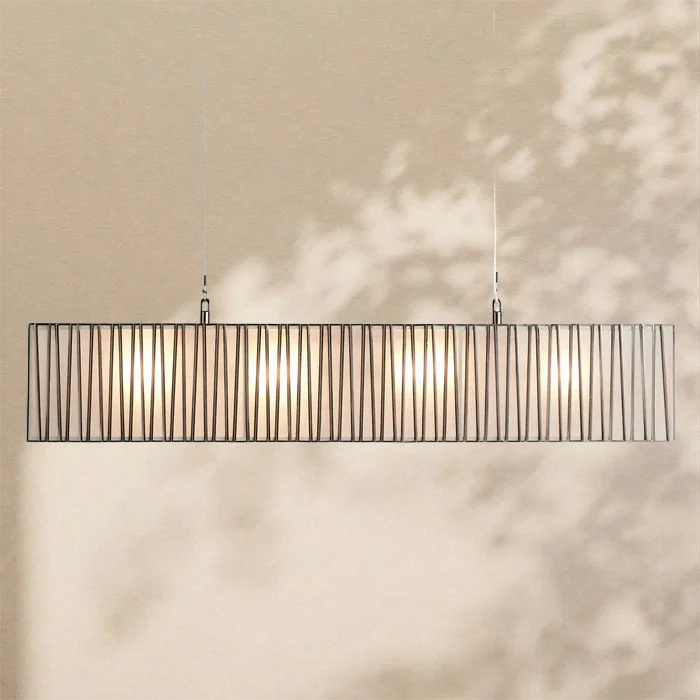 Jeunet Rectangular Chandelier 49" 60" 72"W