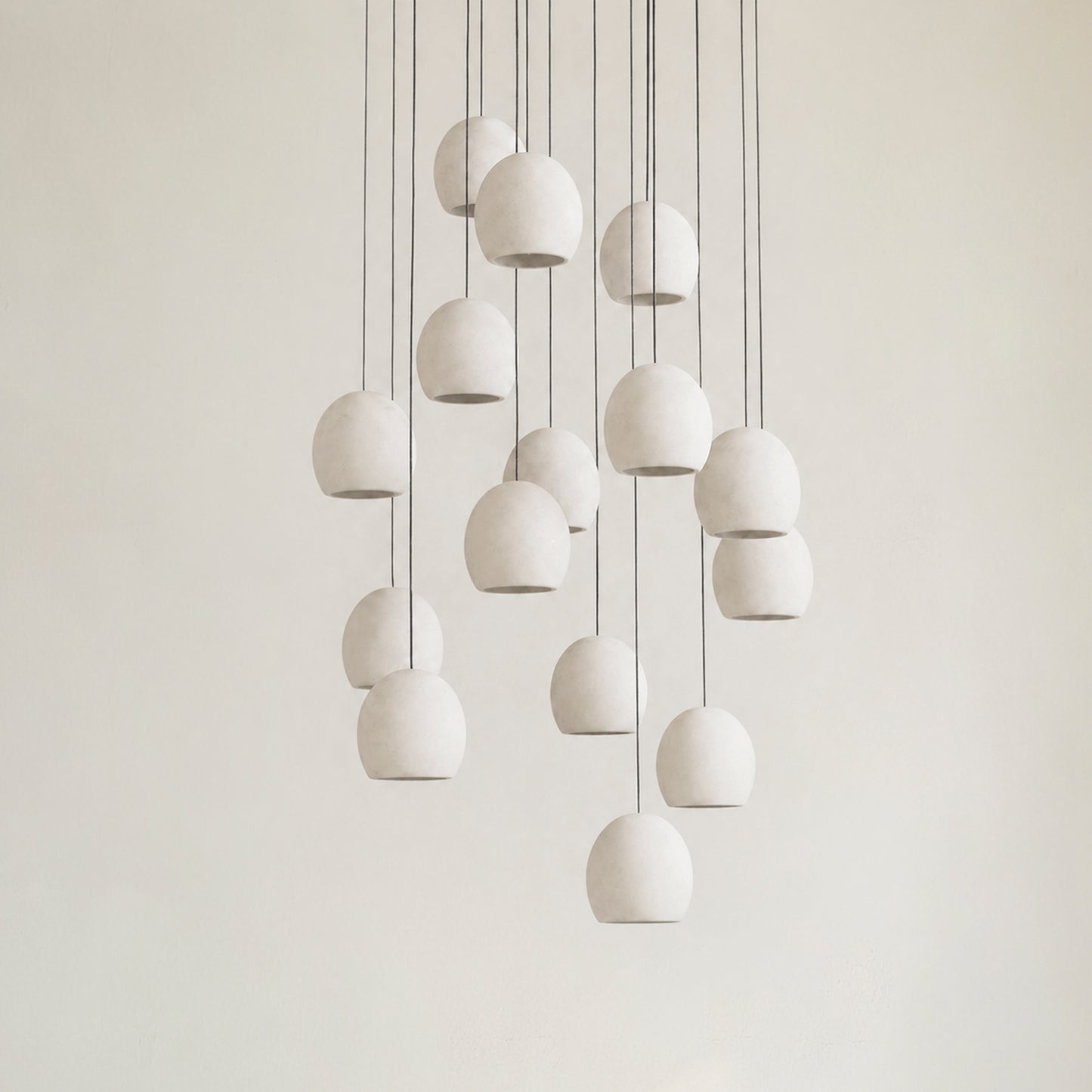 Arica Alabaster Round Chandelier