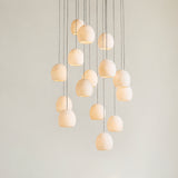 Arica Alabaster Round Chandelier