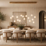 Arica Alabaster Linear Chandelier