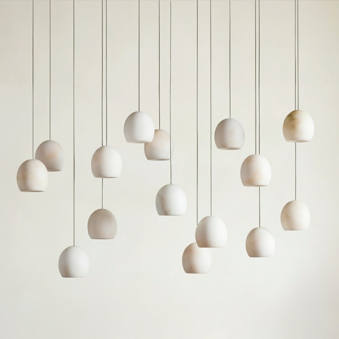 Arica Alabaster Linear Chandelier