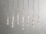 Soltaire Glass Linear Chandelier