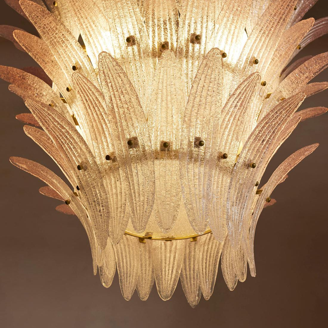 Treviso Pink  Round Multi-Tier Chandelier 30"D