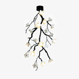 Large Long Branch Flower Chandelier