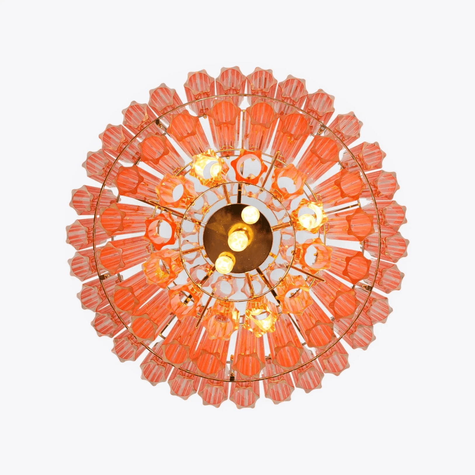 Verona Pink Multi-Tier Chandelier 26"