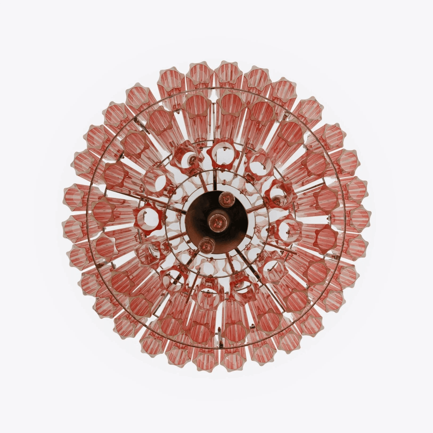 Verona Pink Multi-Tier Chandelier 26"