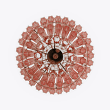Verona Pink Multi-Tier Chandelier 26"