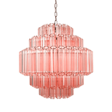 Verona Pink Multi-Tier Chandelier 26"